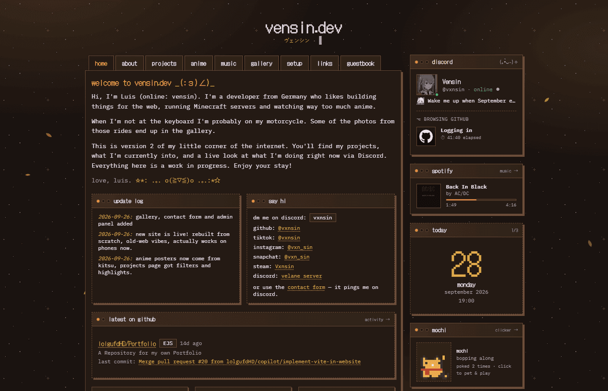 vensin.dev v2